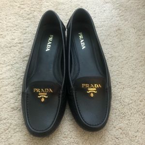 Authentic Prada Leather Women’s Loafers